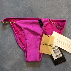 ViX Paula Hermanny xs fuchsia bikini bottoms. Full bottom. NWT and lining